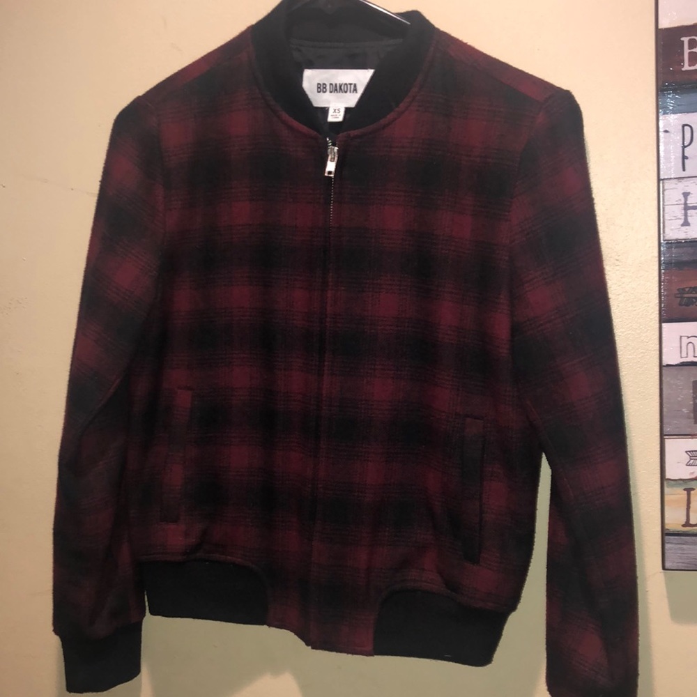 BB Dakota Plaid Vintage Bomber jacket